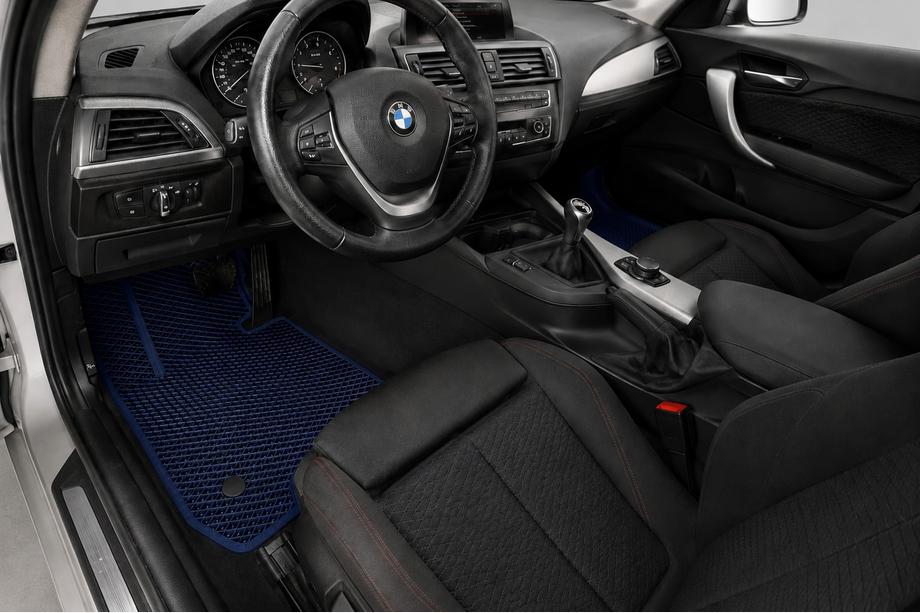 BMW 1 Series F20/F21 2011-2019 Tappetini EVA (Blu) Image
