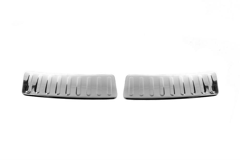 Renault Sandero 2007-2013 Protezione Paraurti Posteriore Carmos V2 Acciaio Inox Image