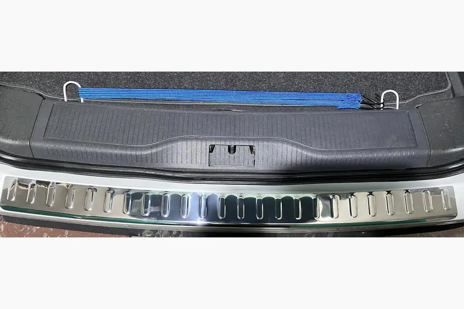 Opel Zafira B 2005–2011 Protezione Paraurti Posteriore Carmos V2 Acciaio Inox Image