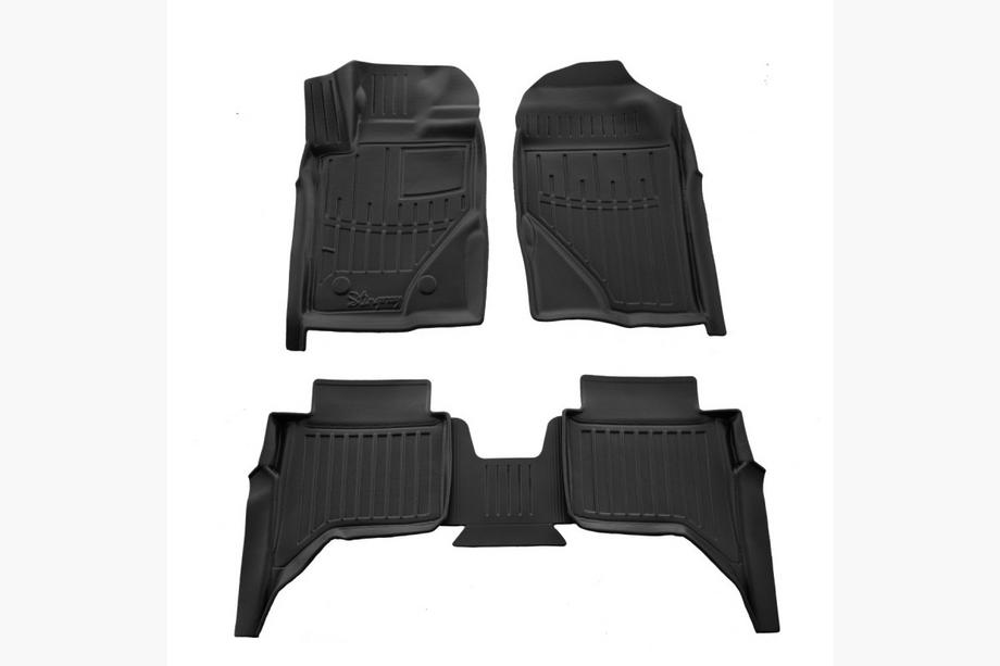 Volkswagen Amarok 2022- Tappetini in gomma Stingray 3D (5 pz) Image