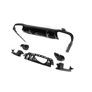 Diffusore posteriore con terminali E63-Design Nero (per AMG/AMG-Line 2016-2020) foto 4