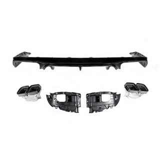 Diffusore Posteriore Black con Terminali Black (Design AMG63) foto 2