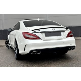 Diffusore posteriore con terminali di scarico Black (2015-2018, design CLS63)