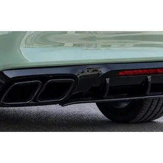 Diffusore posteriore con terminali di scarico Black (2015-2018, Design GT63) foto 2