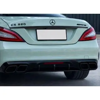 Diffusore posteriore con terminali di scarico Black (2015-2018, Design GT63) foto 3