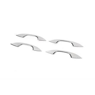 Coperture Maniglie Porta Cromate (4 pz, Acciaio Inox) foto 3