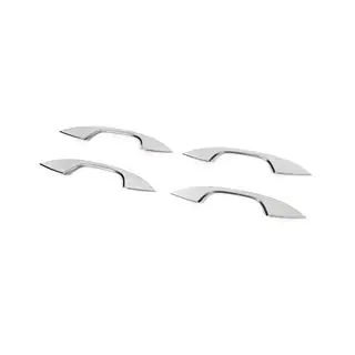 Coperture Maniglie Porta Cromate (4 pz, Acciaio Inox) foto 3