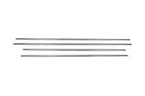 Renault Fluence 2009-2016 Modanature inferiori finestrini acciaio inox (4 pz) Carmos - Acciaio Inox Turco foto 3