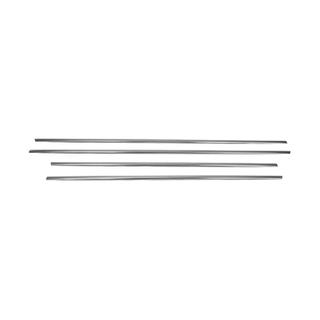 Modanature inferiori finestrini acciaio inox (4 pz) Renault Fluence 2009-2016 foto 3