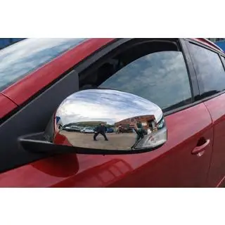 Coperture Specchietti (2 pz, Acciaio Inox)