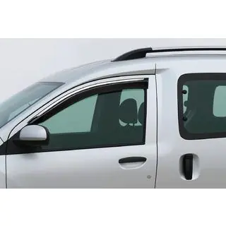 Deflettori finestrini con modanatura cromata Niken Luxury (2 pz) Dacia Dokker 2013-2022 foto 1