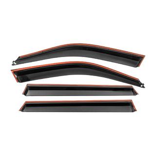 Deflettori Finestrini con Modanatura Cromata Niken Luxury (4 pz) foto 3