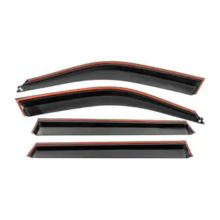 Deflettori Finestrini con Modanatura Cromata Niken Luxury (4 pz) foto 3