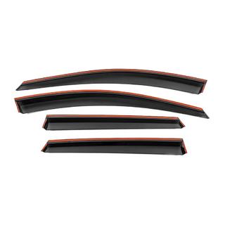 Deflettori Finestrini con Modanatura Cromata Niken Luxury (4 pz) Chevrolet Captiva 2006-2019 foto 3