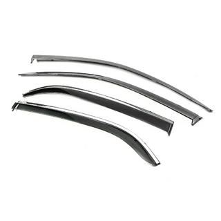 Deflettori Finestrini con Modanatura Cromata Niken Luxury (4 pz) foto 3