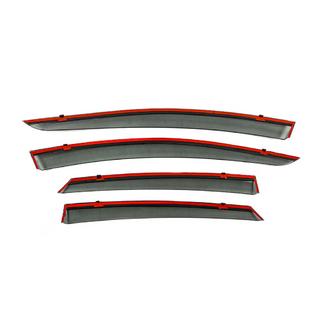 Deflettori Finestrini con Modanatura Cromata Niken Luxury (SD, 4 pz) Ford Fusion 2012-2020 foto 3