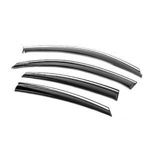 Deflettori Finestrini con Modanatura Cromata Niken Luxury (4 pz) Honda Civic Sedan X 2016-2021 foto 2