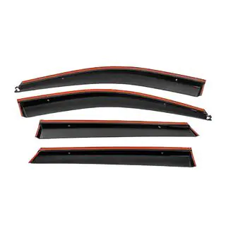 Deflettori Finestrini con Modanatura Cromata Niken Luxury (4 pz) foto 3