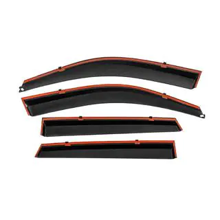 Deflettori Finestrini con Modanatura Cromata Niken Luxury (4 pz) foto 3