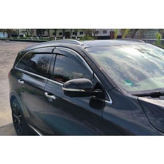 Deflettori Finestrini con Modanatura Cromata Niken Luxury (4 pz) Kia Sorento III UM 2014-2020 foto 1