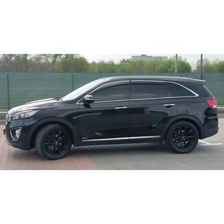 Deflettori Finestrini con Modanatura Cromata Niken Luxury (4 pz) Kia Sorento III UM 2014-2020 foto 4