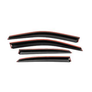 Deflettori Finestrini con Modanatura Cromata Niken Luxury (4 pz) Lexus RX 2009-2015 foto 3