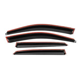 Deflettori Finestrini con Modanatura Cromata Niken Luxury (4 pz) Lexus RX 2003-2009 foto 3