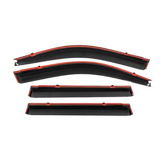 Deflettori Finestrini con Modanatura Cromata Niken Luxury (4 pz) foto 3