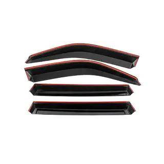 Deflettori Finestrini con Modanatura Cromata Niken Luxury (4 pz) foto 3