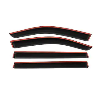 Deflettori Finestrini con Modanatura Cromata Niken Luxury (4 pz) foto 3