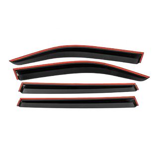 Deflettori Finestrini con Modanatura Cromata Niken Luxury (4 pz) foto 3