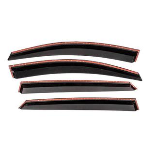 Deflettori Finestrini con Modanatura Cromata Niken Luxury (4 pz) Mercedes GLC coupe C253 2016-2023 foto 3