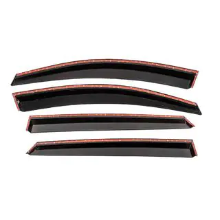 Deflettori Finestrini con Modanatura Cromata Niken Luxury (4 pz) foto 3