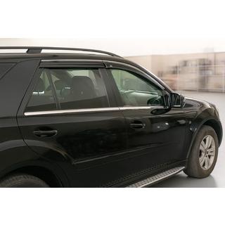 Deflettori Finestrini con Modanatura Cromata Niken Luxury (4 pz) foto 3