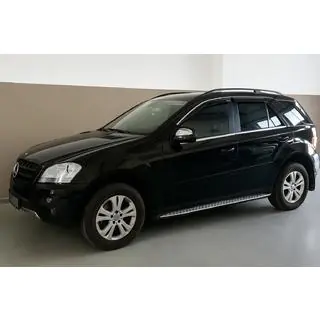 Deflettori Finestrini con Modanatura Cromata Niken Luxury (4 pz) Mercedes ML W164 2005-2011 foto 4