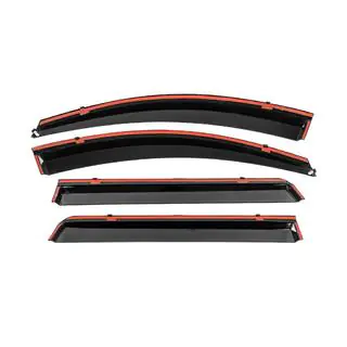 Deflettori Finestrini con Modanatura Cromata Niken Luxury (4 pz) foto 3