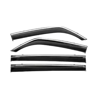 Deflettori Finestrini con Modanatura Cromata Niken Luxury (4 pz)