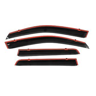 Deflettori Finestrini con Modanatura Cromata Niken Luxury (4 pz) foto 3