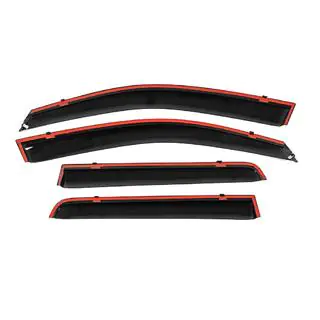 Deflettori Finestrini con Modanatura Cromata Niken Luxury (4 pz) foto 3