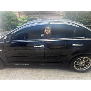 Deflettori Finestrini con Modanatura Cromata Niken Luxury (4 pz) Mitsubishi Lancer X 2008- foto 1