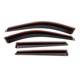 Deflettori Finestrini con Modanatura Cromata Niken Luxury (4 pz) Mazda CX-5 2017–2025 foto 3