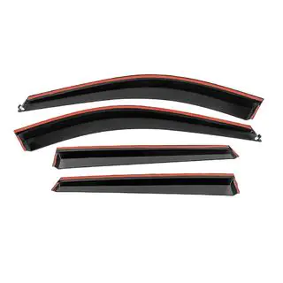 Deflettori Finestrini con Modanatura Cromata Niken Luxury (4 pz) foto 3