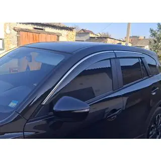 Deflettori Finestrini con Modanatura Cromata Niken Luxury (4 pz) foto 1