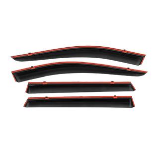 Deflettori Finestrini con Modanatura Cromata Niken Luxury (4 pz) foto 3