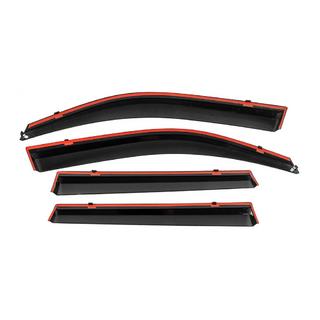 Deflettori Finestrini con Modanatura Cromata Niken Luxury (4 pz) foto 3