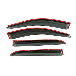 Deflettori Finestrini con Modanatura Cromata Niken Luxury (4 pz) foto 3