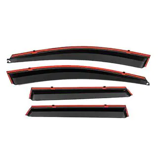 Deflettori Finestrini con Modanatura Cromata Niken Luxury (4 pz) foto 3