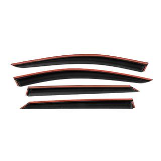 Deflettori Finestrini con Modanatura Cromata Niken Luxury (4 pz) foto 3