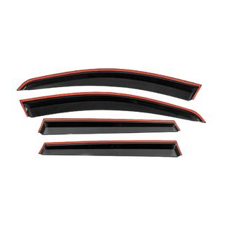 Deflettori Finestrini con Modanatura Cromata Niken Luxury (4 pz) foto 3
