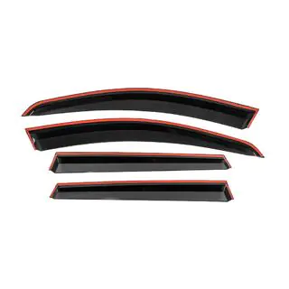 Deflettori Finestrini con Modanatura Cromata Niken Luxury (4 pz) foto 3